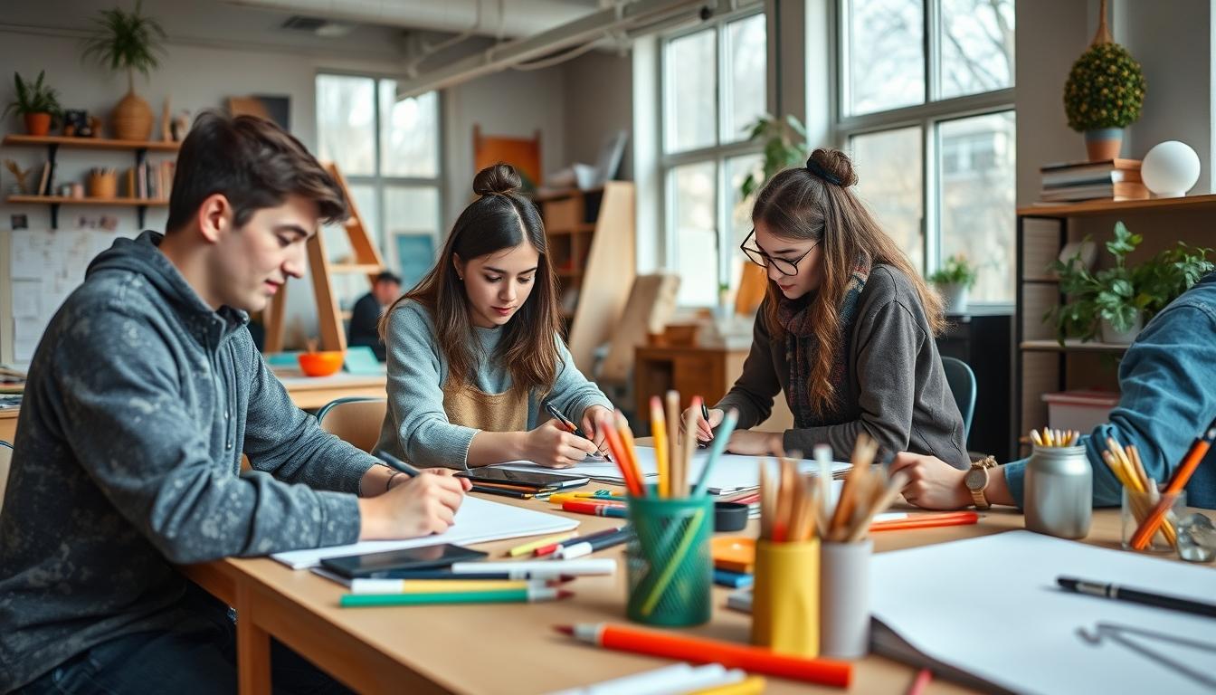 Organized study environment supporting productive learning